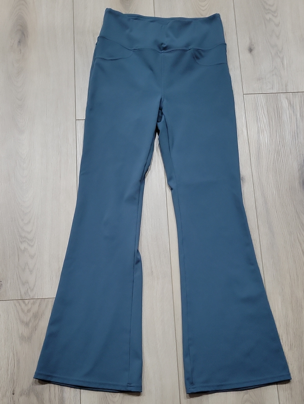 HALARA Teal Flare Leg Active Pants